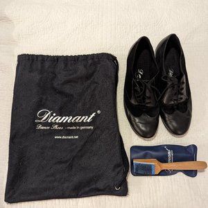 Diamant Women's Oxford-Style Ballroom Dance Shoes